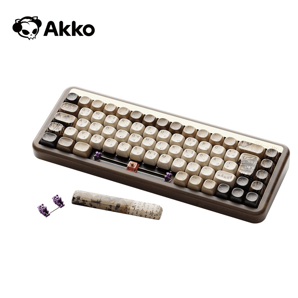 Akko MU01 (Walnut Edition) - DreamScapeGear