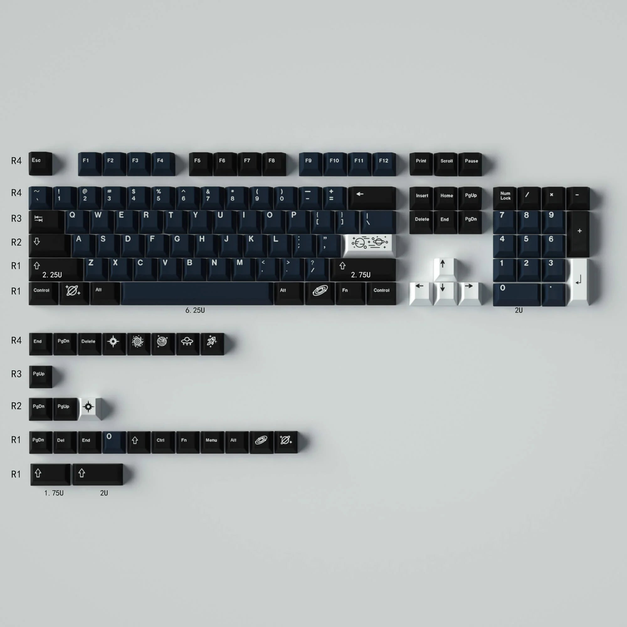 GMK Galaxy PBT - DreamScapeGear
