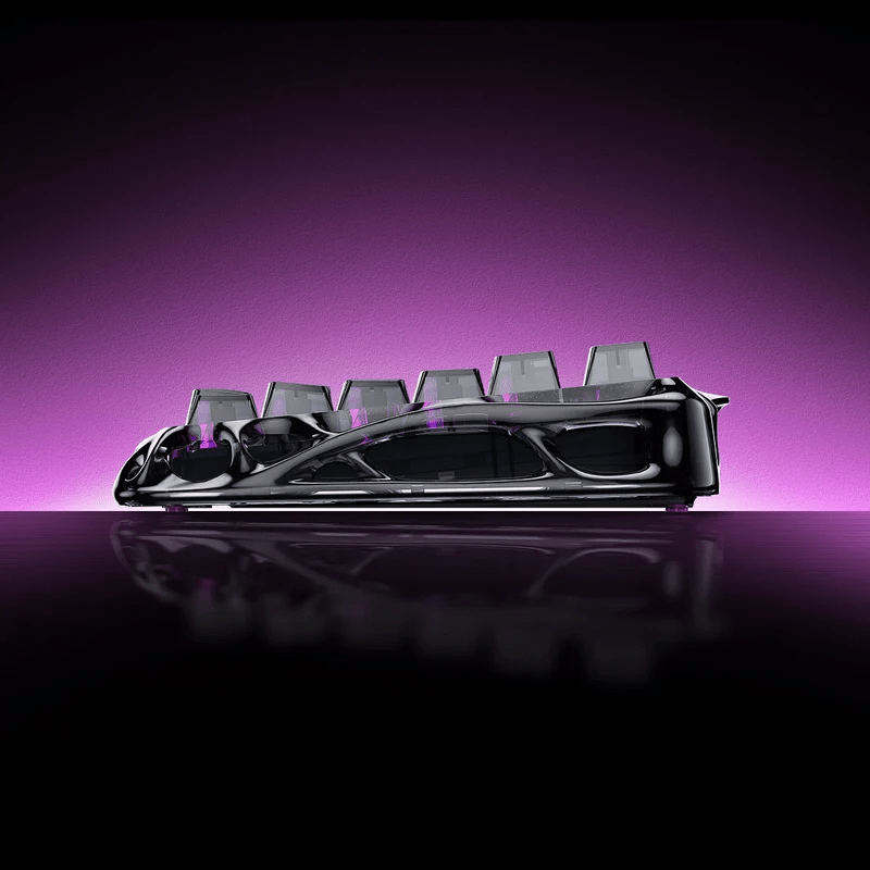 GravaStar Mercury V75 - HE Lite Transparent Black - DreamScapeGear
