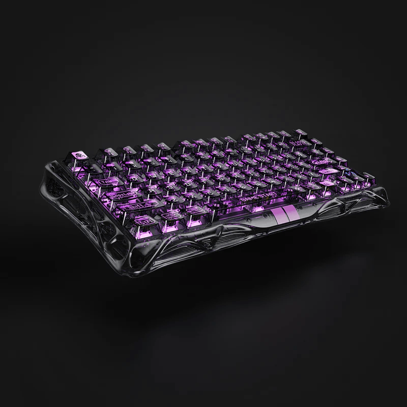 GravaStar Mercury V75 - HE Lite Transparent Black - DreamScapeGear