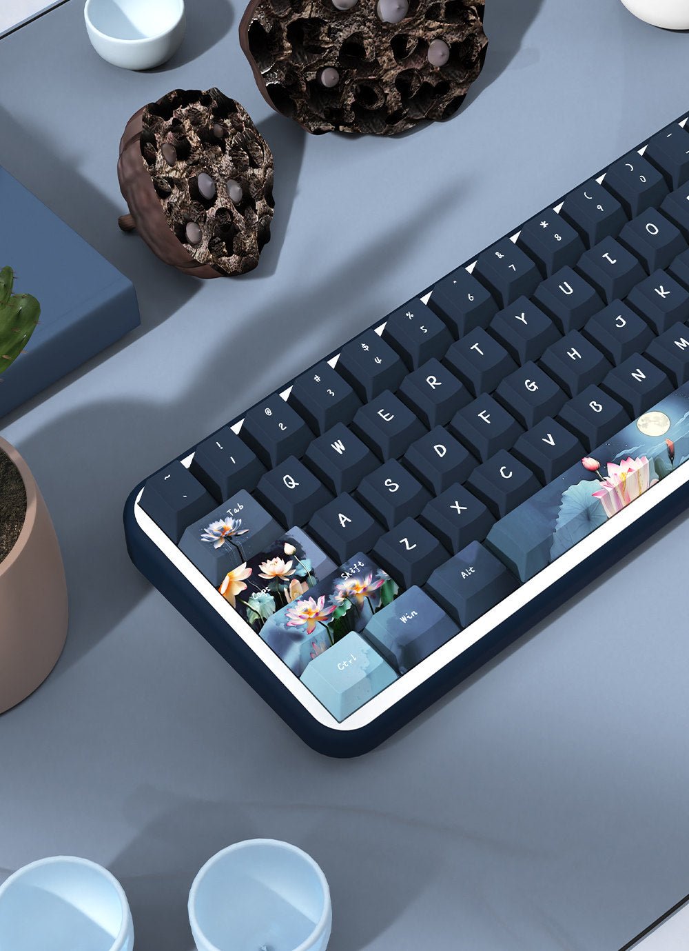 Midnight Lotus Pond PBT - DreamScapeGear