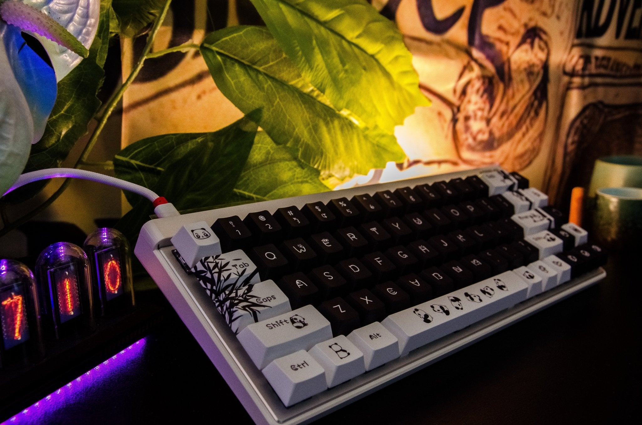 WoB Panda PBT (108pcs) - DreamScapeGear